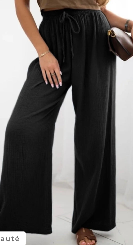 Pantalon en pré commande en gaze de coton