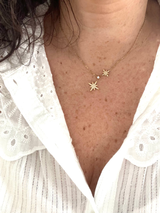 Collier Stella  - doré